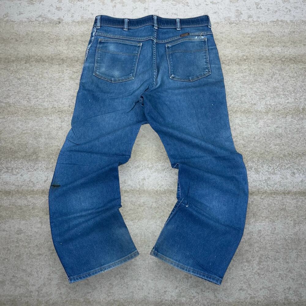 Vintage Y2K Wrangler Jeans 34x28 Relaxed Fit Medium Wash Denim